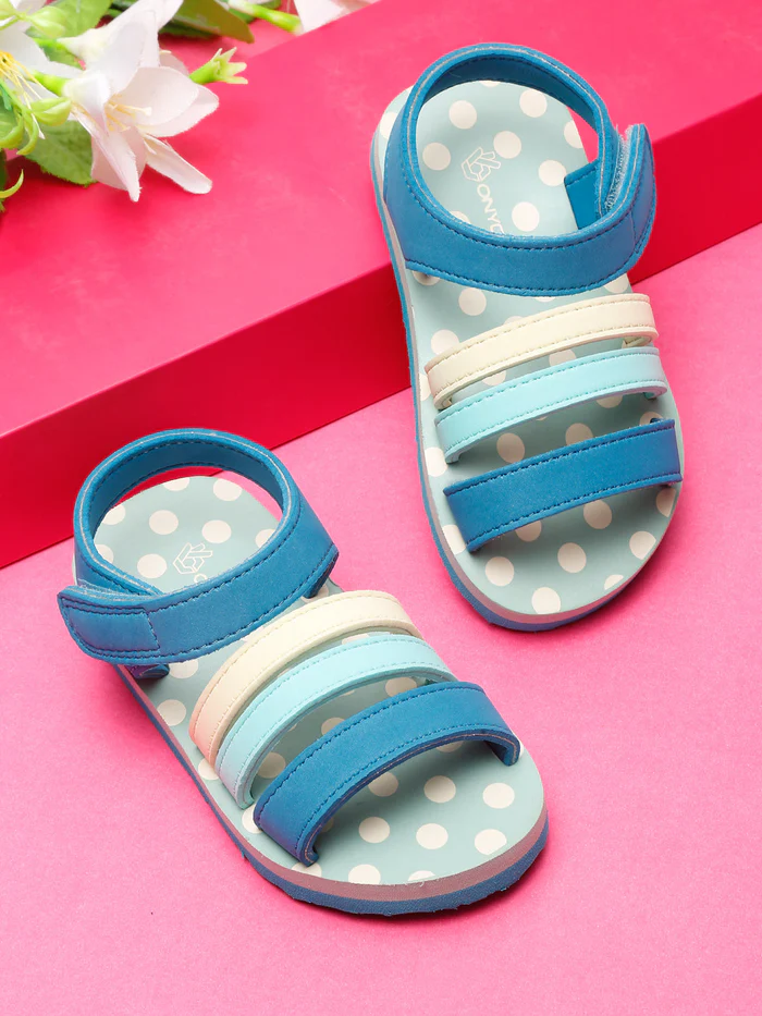 Premium Blossom Skyblue Sandals