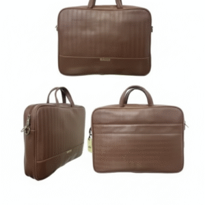 Elegant Patterned Brown Executive Laptop Bag