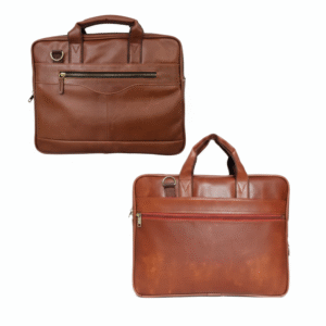 Vintage Brown Leather Laptop & Office Bag